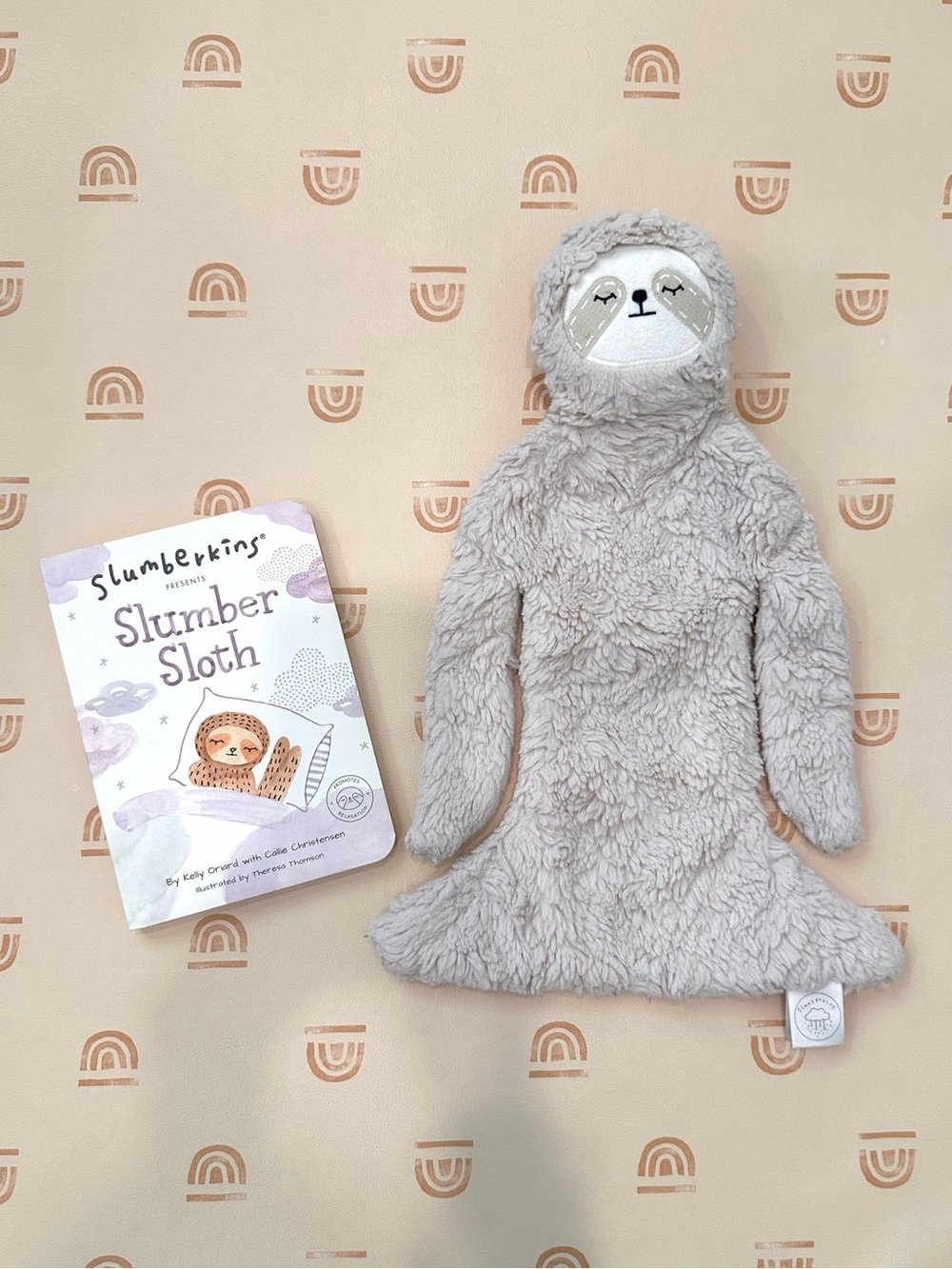 Slumber Sloth Book & Lovey Set - EUC
